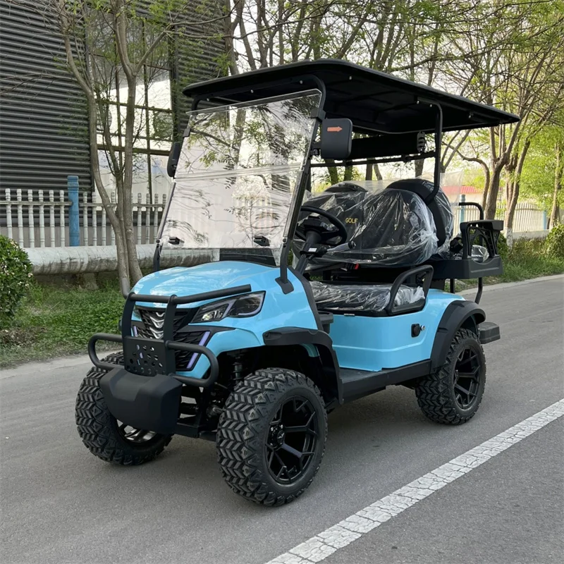 Новый внедорожный дизайн 48 В 60 70 2/4/6/8 местный стальной пластиковый клубный