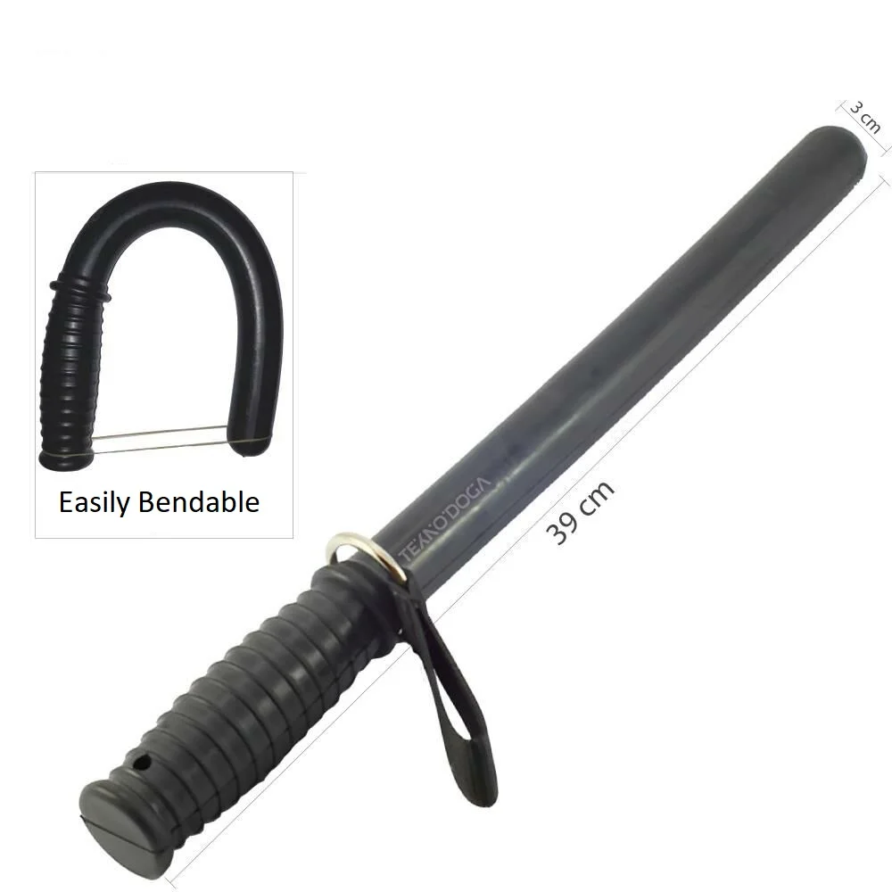 

Plastic Rubber Police Jop 39cm Belt Carrying Ring(Black)