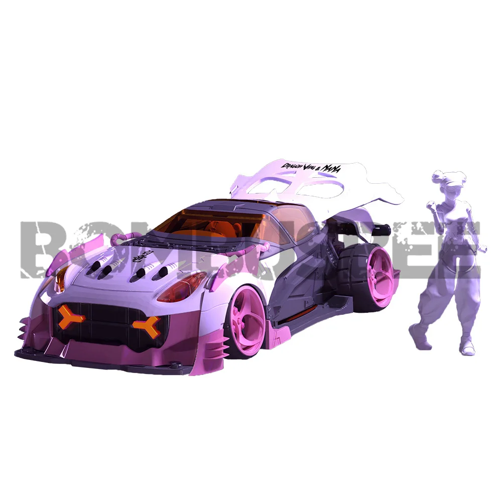 【In Stock】Suyata MS-002 1/32 Madness Of The Street Dragon Wing & Nana Set of 2 Model Kit ABS Plastic Car Model Action Figure Toy