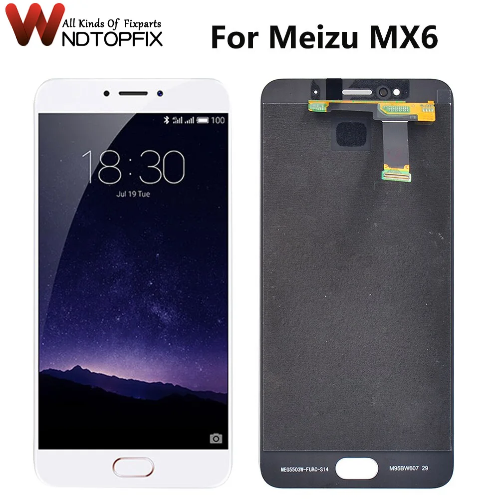 

ЖК-дисплей Meizu MX6 MZ-MX6 с сенсорной панелью и дигитайзером 5,5 ''для Meizu MZ-MX6, ЖК-дисплей с инструментами