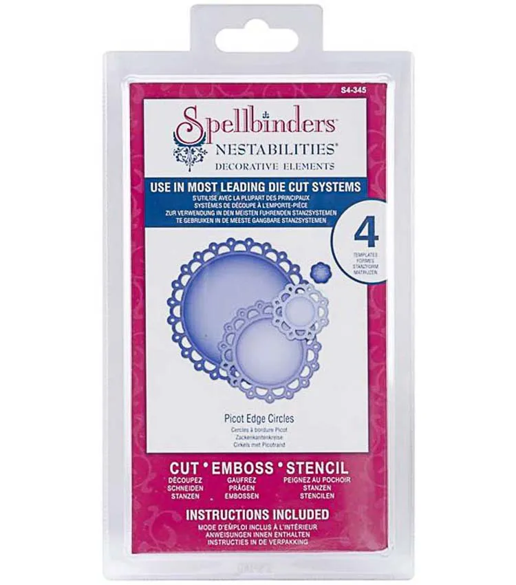 Фото Набор ножей Spellbinders Nestabilities Decorative Elements 