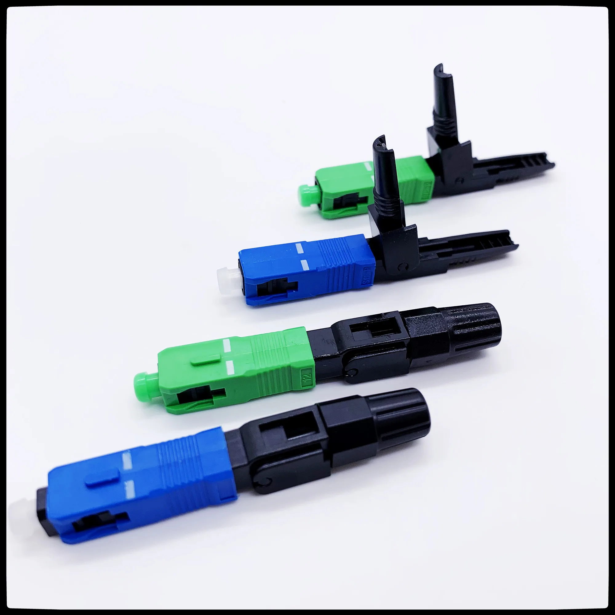 FTTH SC APC UPC Fiber Connector Fast Fiber Optic Connector SM Connector Embedded Optical Cold Connector Fiber Optic Tool