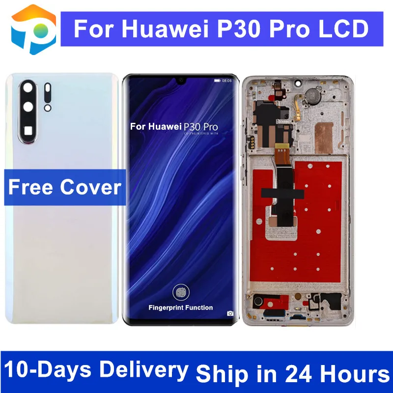100% Original New OLED For Huawei P30 Pro LCD Display  VOG-L29 VOG-L09 VOG-AL00 VOG-TL00 For P30 Pro Display Touch Screen