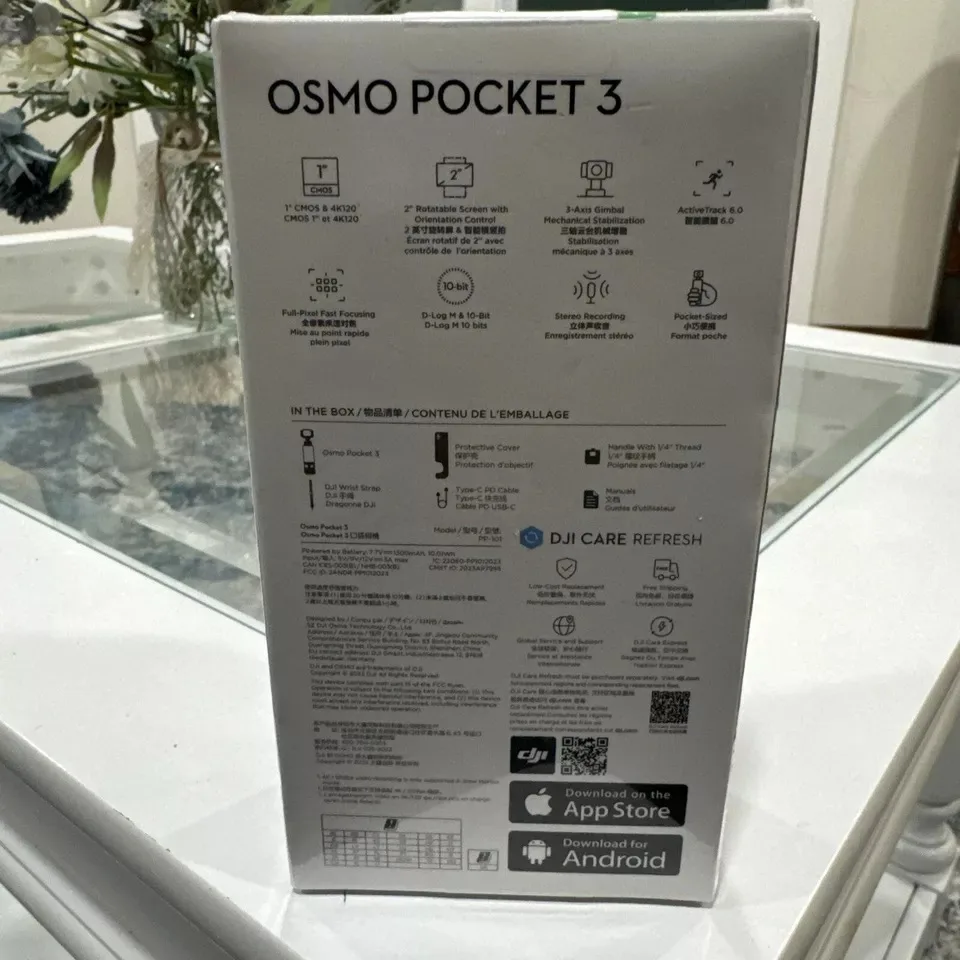 Фото ГОРЯЧАЯ ПРОДАЖА ОРИГИНАЛ DJI Osmo Pocket 3 Creator Combo Ручная камера 3-осевой стабилизатор Gimbal 4k Оригинальная гарантия Бесплатная доставка №2