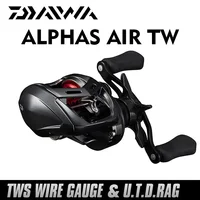 Original 2020 DAIWA ALPHAS AIR TW Baitcasting Fishing Reels Air Spool Low Profile 7.1:1/8.6:1 Gear Ratio 3.5KG Max Drag T-Wings