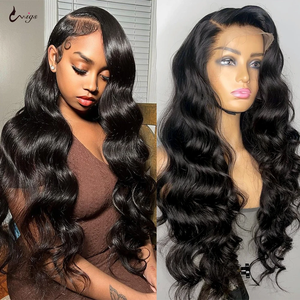40 Inch Lace Front Wigs Human Hair 13x4 Body Wave Wig 30 34 38 Long HD Transparent Frontal For Women |