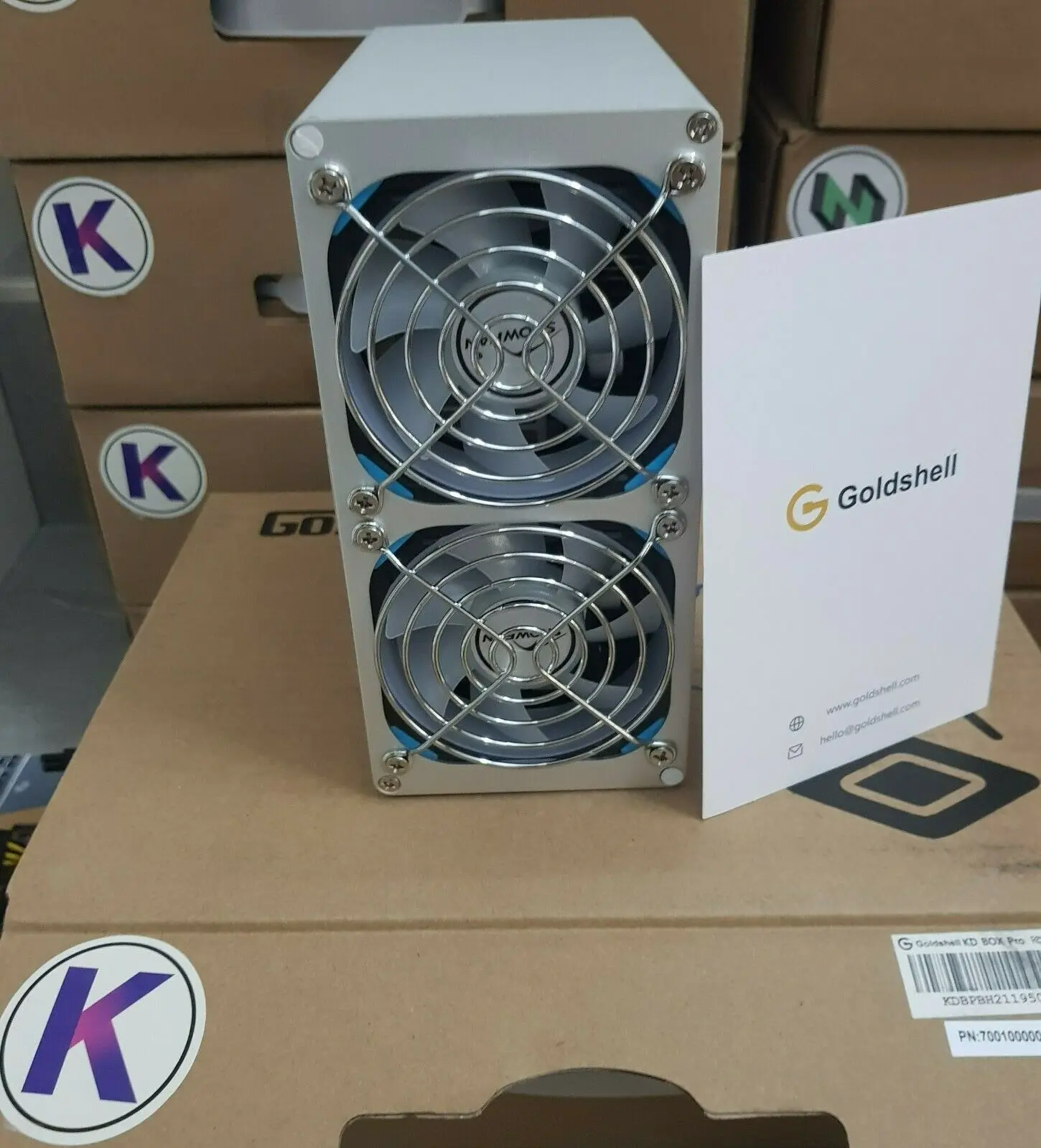 

Asic miner - Brand New Goldshell Home Mining Box Series - KD Box Pro 2.6T