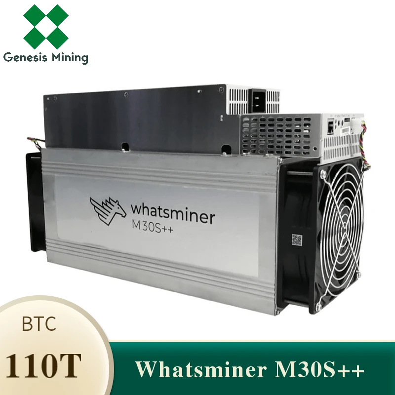 

New Whatsminer M30S++ 110 TH/s± 5% SHA-256 ASIC Bitcoin Miner In Stock From Hong Kong