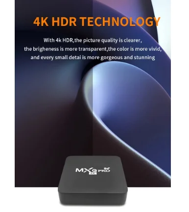 ТВ-приставка MXQ PRO на android 4k 4K Android 10 0 4 + 64 ГБ |