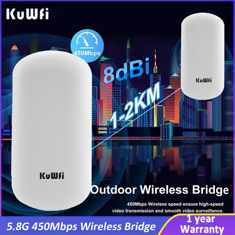 KuWFi беспроводной мост 5.8G 450 Мбит/с