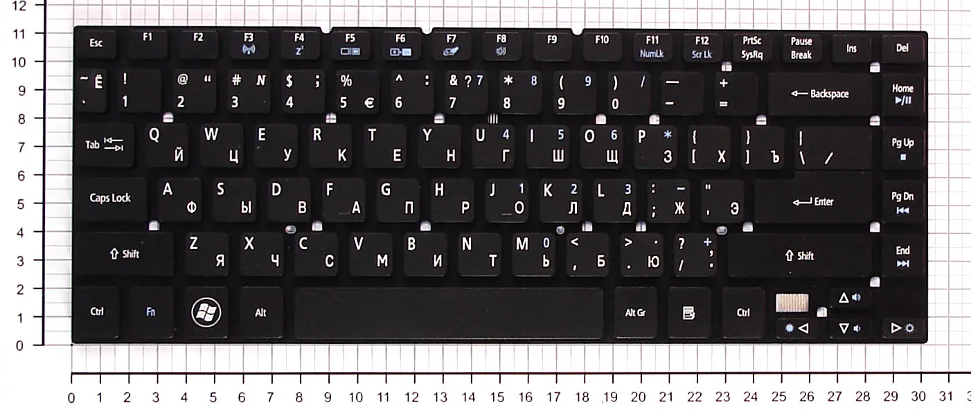 Клавиатура для ноутбука Acer Aspire 3830 3830G 3830T 3830TG 4830 4830G 4830T 4830TG черная - купить по