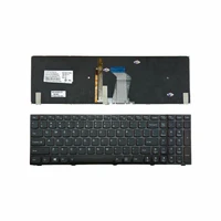 new us layout keyboard for lenovo y590 y500 y510p black frame black redside backlit
