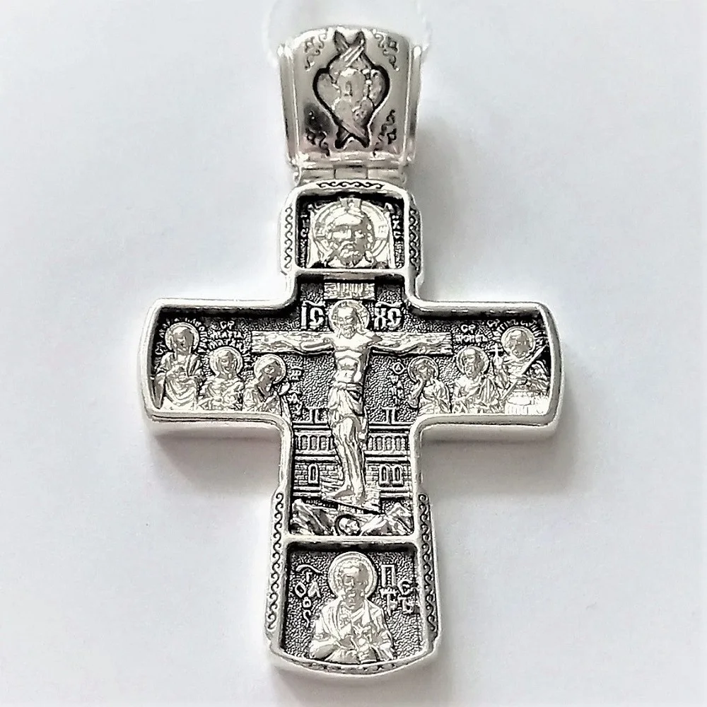 Крест большой Распятие Спас Нерукотворный Образ Богородицы ЗНАМЕНИЕ Иоанн