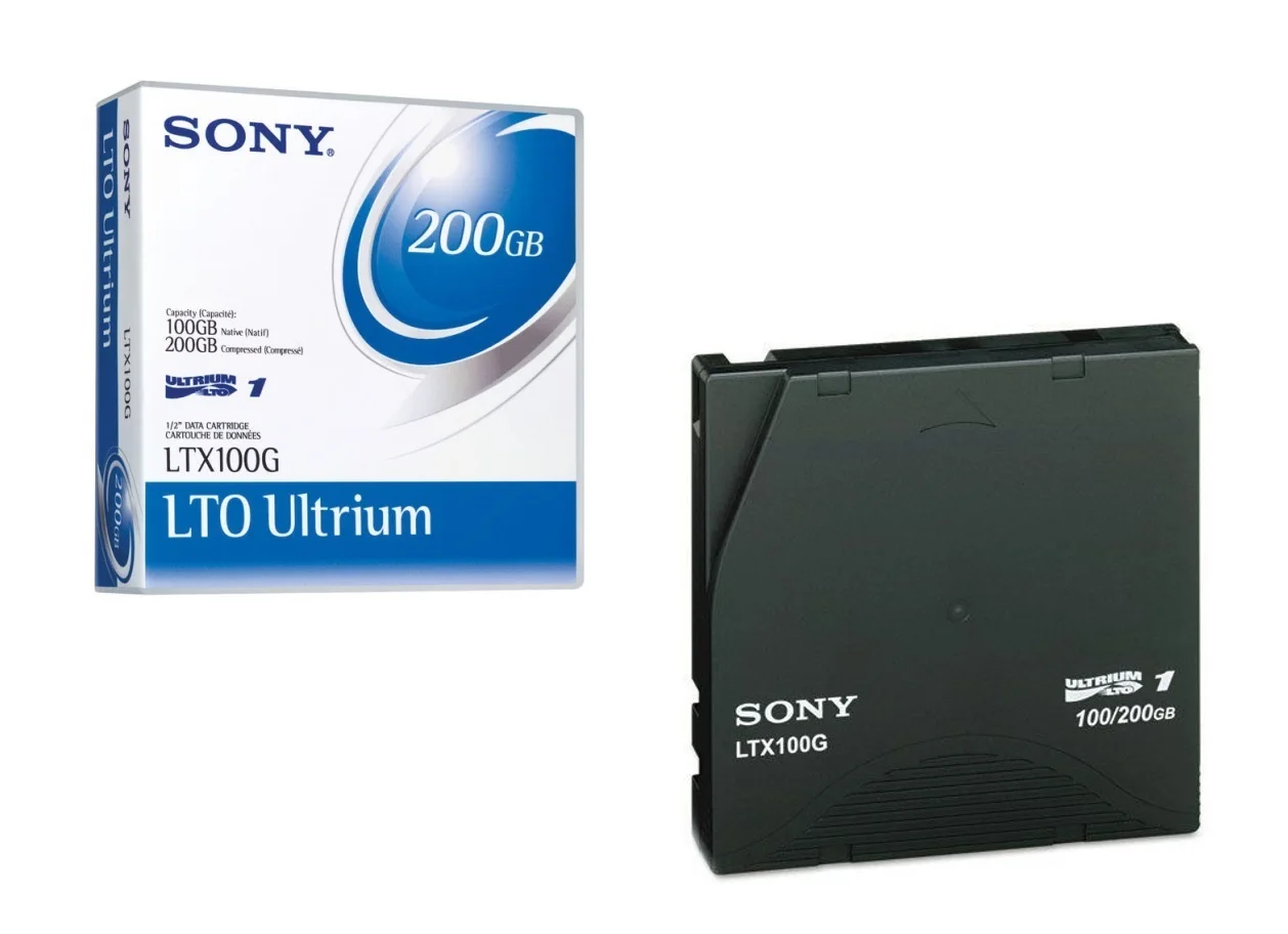 Картридж Sony Ultrium LTO1 100 GB/200 GB - bar code labeled LTX 100G ( LTX-100G )