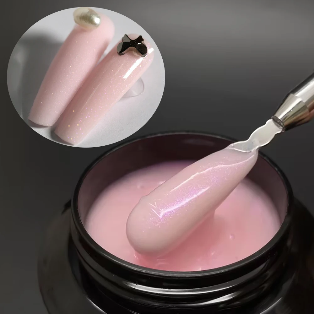 Jillnails Shimmer Gel Builder Жесткий гель Неон УФ светодиодный камуфляжный лак 50 г