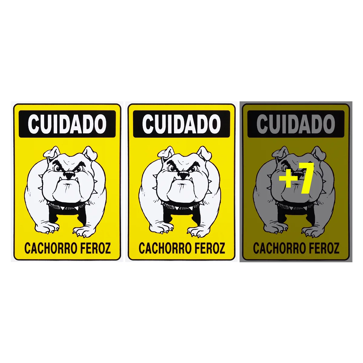

Combo 10 Signal Plates Ferocious Dog Care 20x30 Access-P-6/2 F9e
