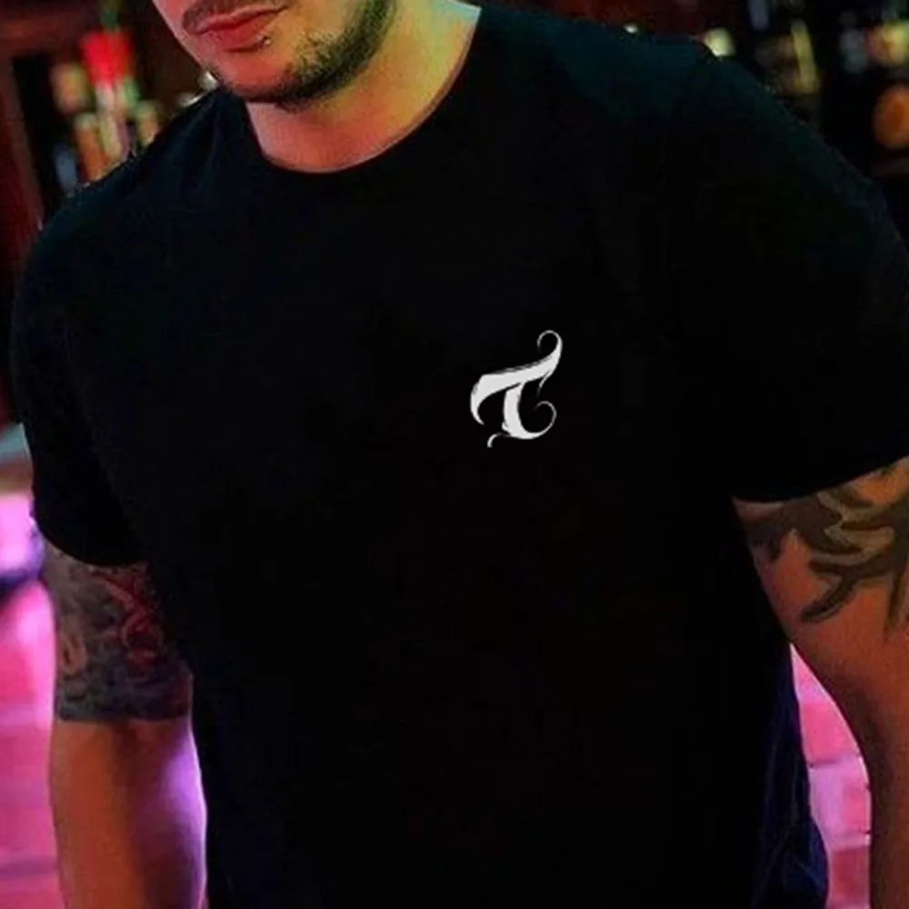 Мужская Летняя уличная одежда в стиле хип-хоп свободная хлопковая Повседневная