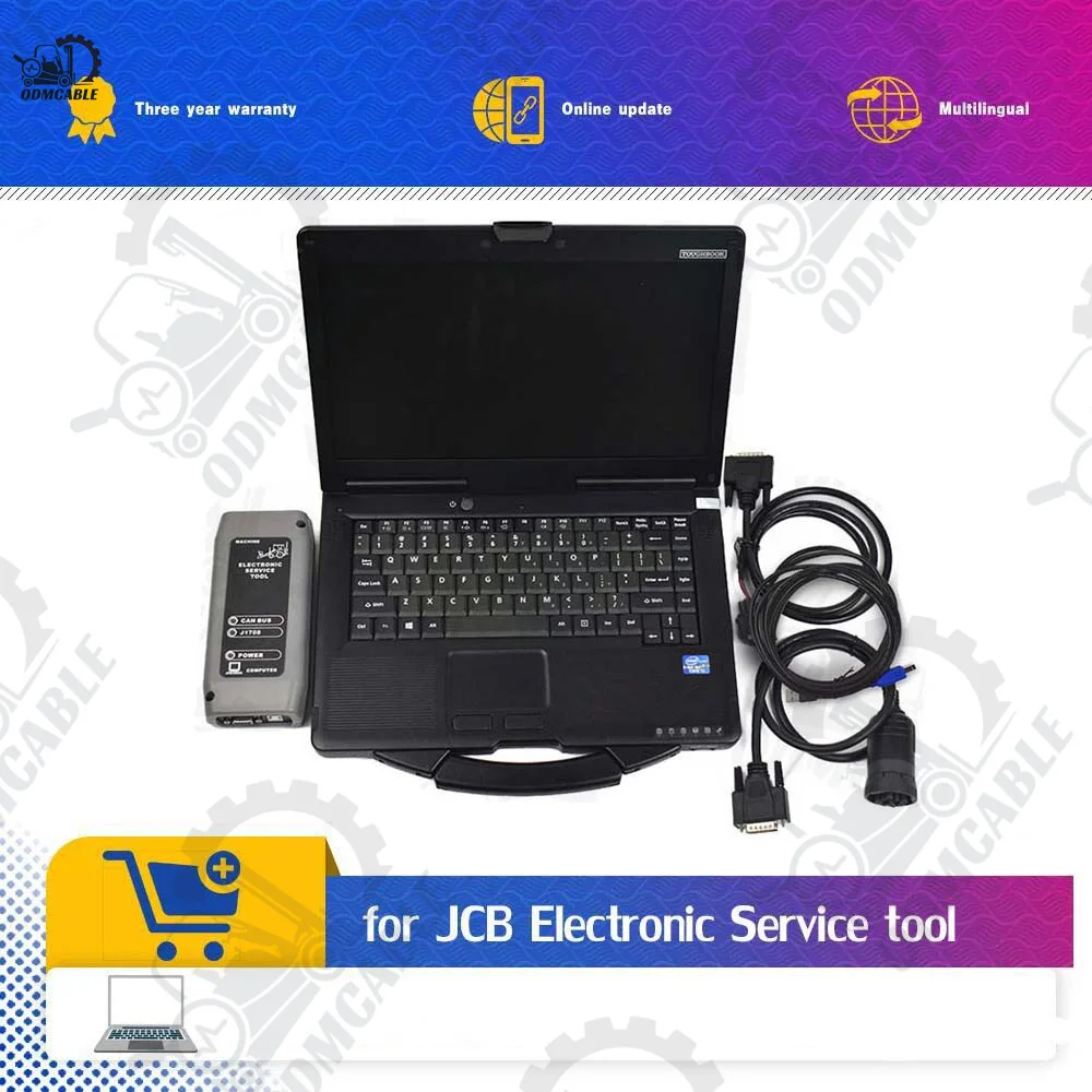 

Инструмент для диагностики экскаватора JCB, электронный инструмент для обслуживания экскаватора, сельскохозяйственный диагностический сканер с ноутбуком CF52