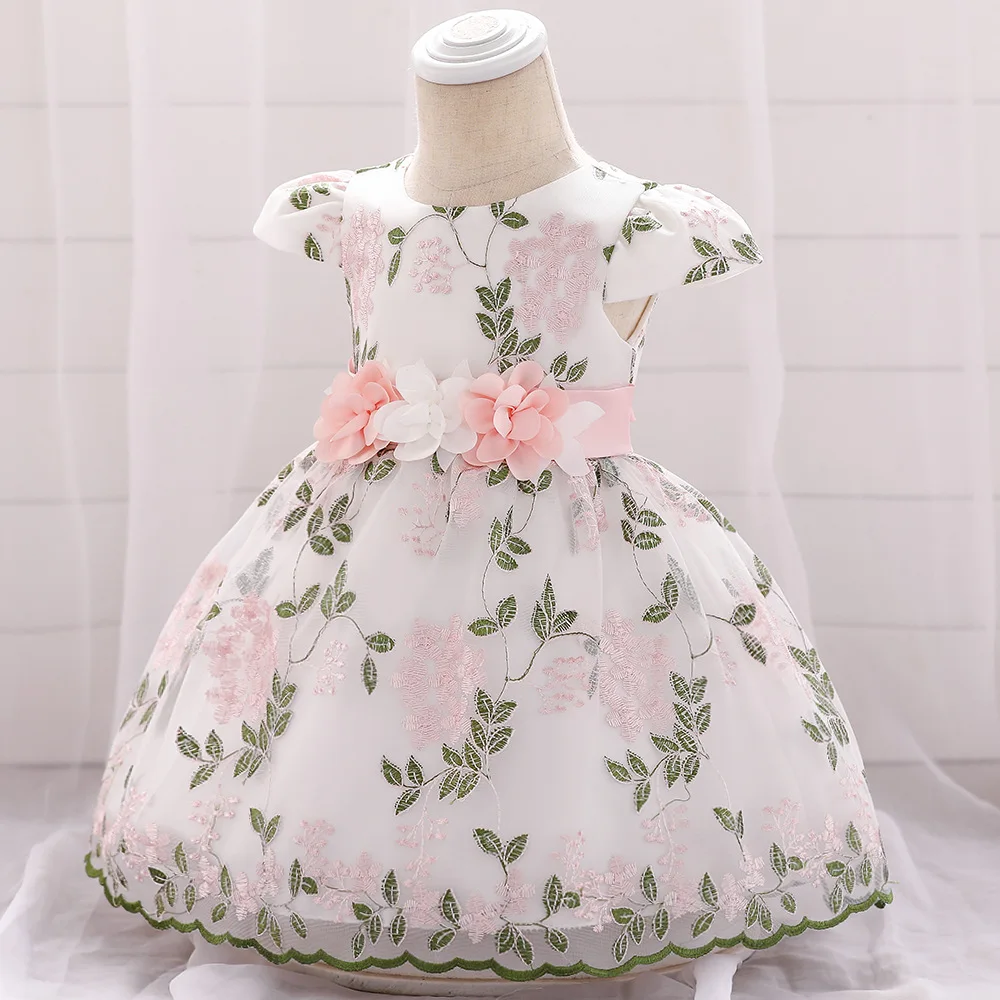 High Quality Girl'S Clothes Dress Fluffy Princess Skirt Baby Gown Vestidos De Bebé Вечерние Платья Для Девочек Yt035