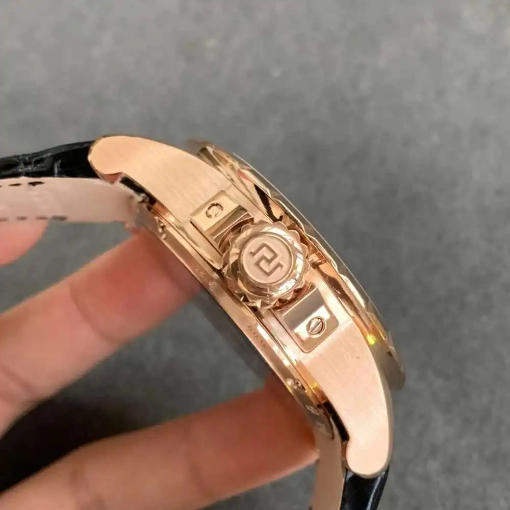 В стиле Roger Dubuis 1:1 Мужские модные роскошные механические часы золотые DBEX0398 |