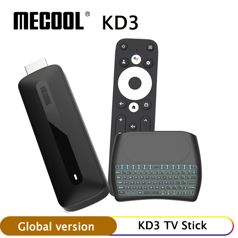 

Приставка Смарт-ТВ Mecool KD3 4K, Android 11, Amlogic S905Y4, 2 + 8 Гб, Wi-Fi