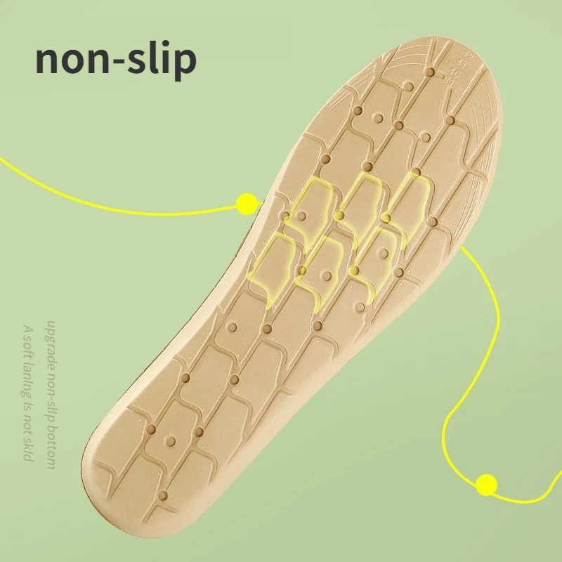 Foot acupressure insole male soft woman breathable sports cushion pads sweat absorption inserts deodorant insole shoe