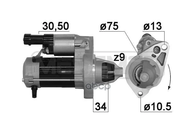 220881! 1.1kw Honda Accord/C-Rv/F-Rv 1.8-2.0 08-13 Era art. 220881 | Engine