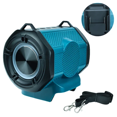 Динамик для Dewalt/Makita/Milwaukee/Bosch 18-20 в, Bluetooth-совместимый громкоговоритель для уличного плеера (без батареи)