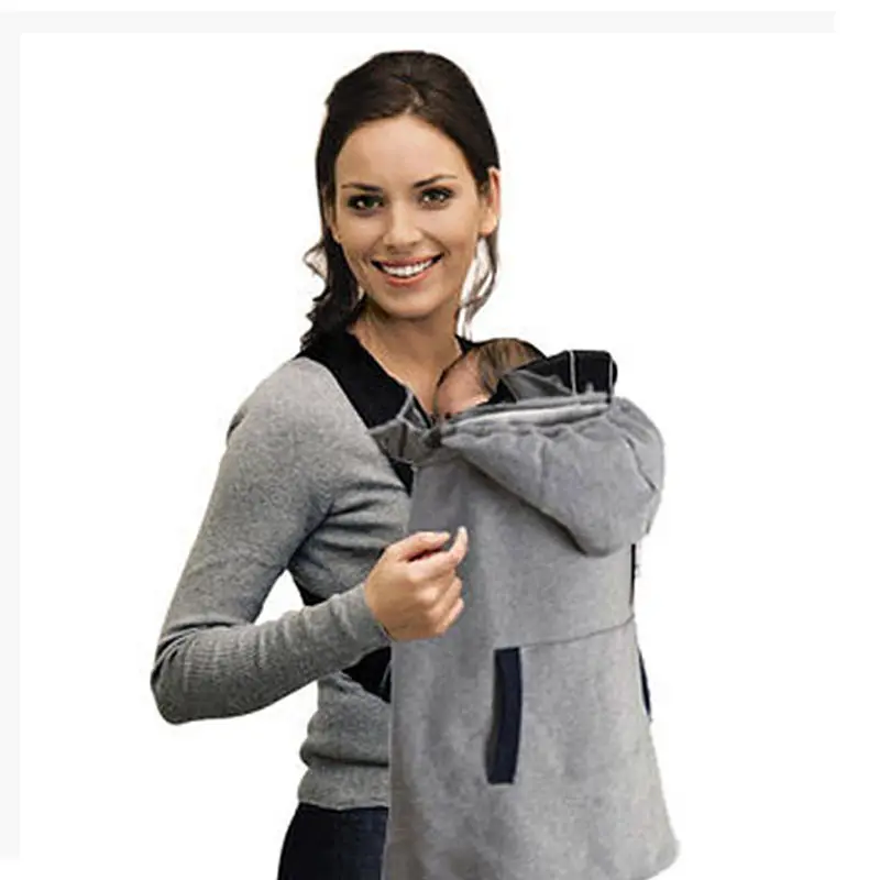 Hooded Baby Carrier Cape Cloak Winter Hoodies Windproof Maternity Outerwear Coat Pregnant Women Daddy Mom Carry Baby Cape Cloak
