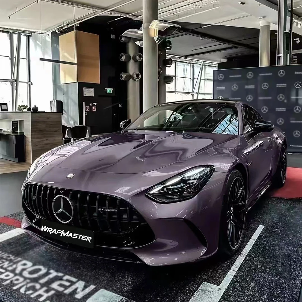 Wrapmaster изменение цвета ПЭТ среднелет фиолетовая автомобильная обертка виниловая