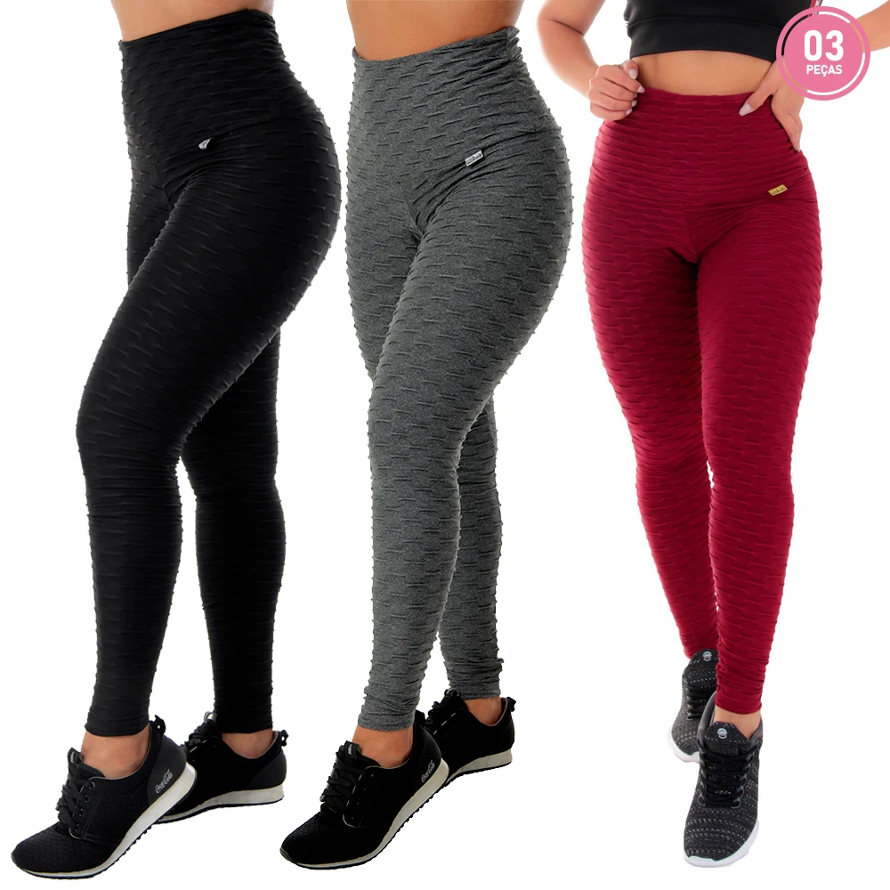 

3 Leggings Sublimated Non-Transparent Leggings Kit