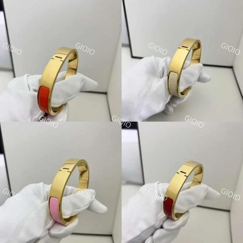 Высококачественные классические эмалированные браслеты для пар AAA роскошные