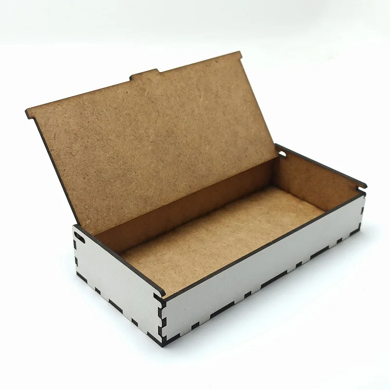 Деревянная купюрница из ХДФ подарочная коробка/конверт для денег