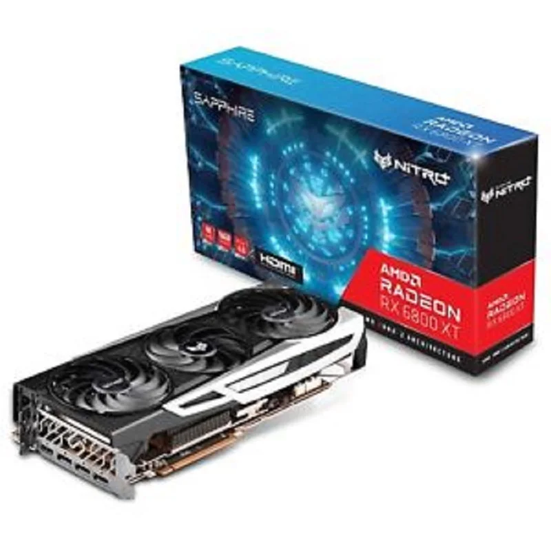 

NEW PROMO SAPPHIRE Nitro plus + Radeon RX 6800 XT 16G D6 OC PC GPU Gaming Graphics Card