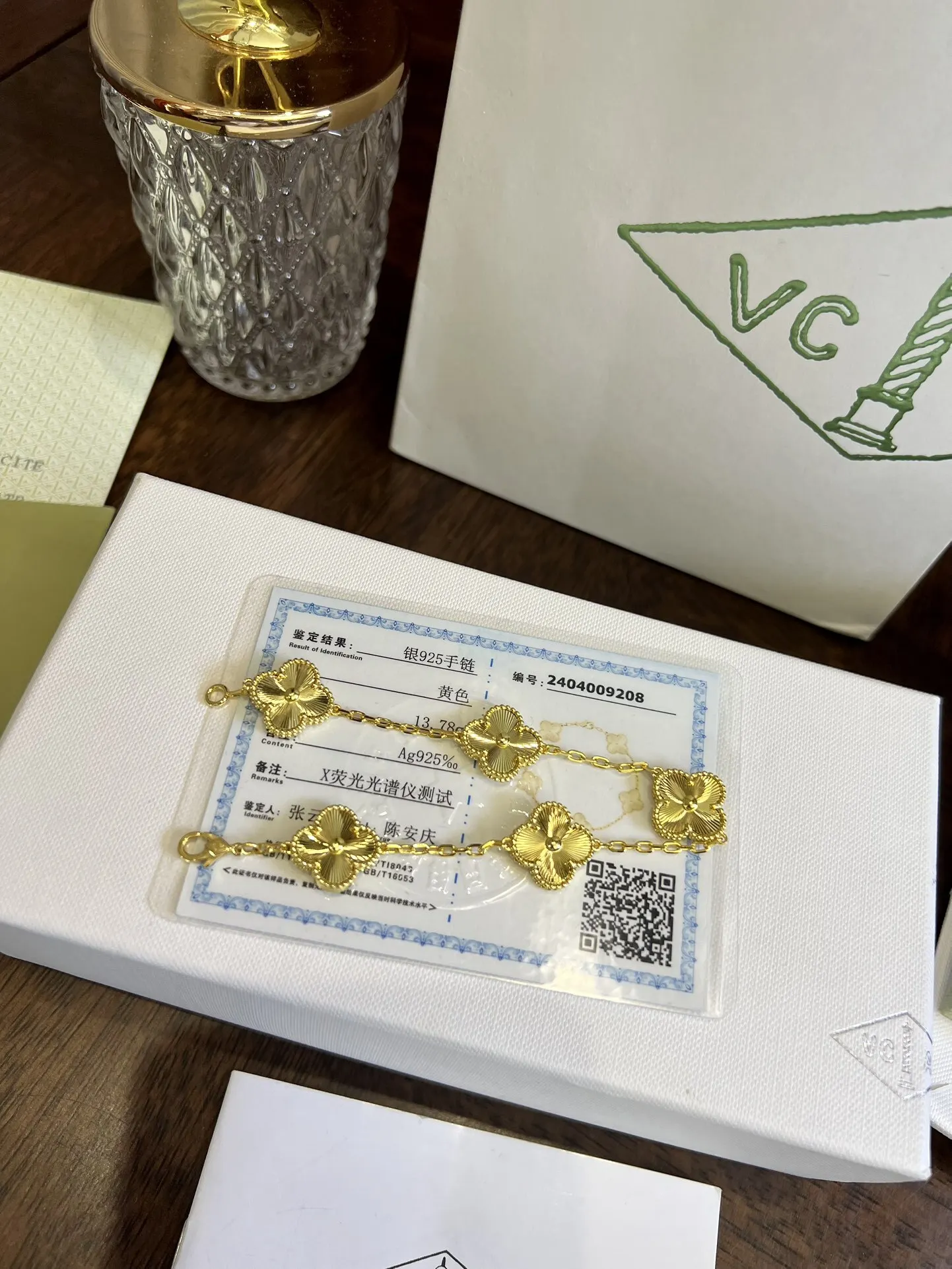 точная копия 1:1 Клеевой Браслет Van Cleef & Arpels
