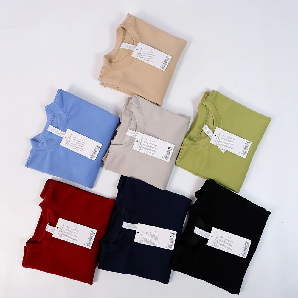 Oversized Cropped Sweatshirts Relaxed Fit Sweatshirt Waist Length Sweater Yoga Wear for Women