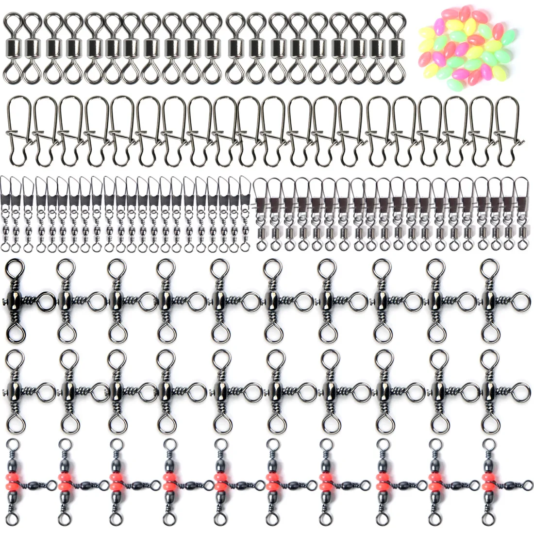 140 шт. набор рыболовных снастей рыболовные снасти из нержавеющей стали
