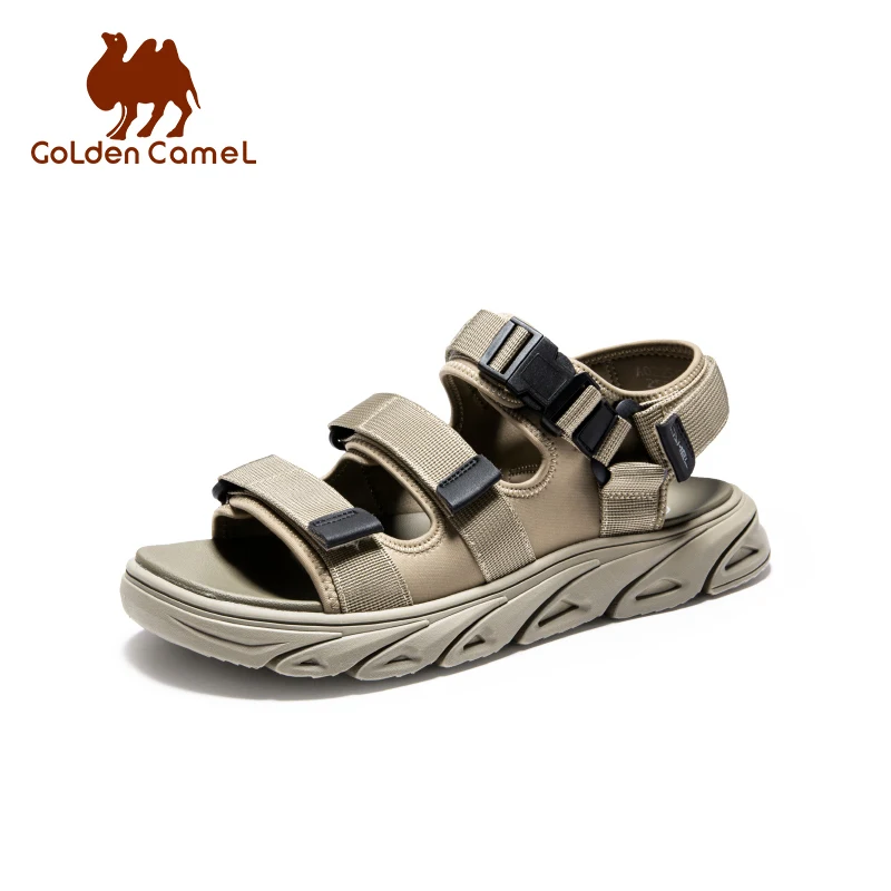 Goldencamel Men Sandals Soft Slip On Slippers Casual Hiking Swim Beach Male Shoes Summer Comfortable Big Size 38-44 Outdoor