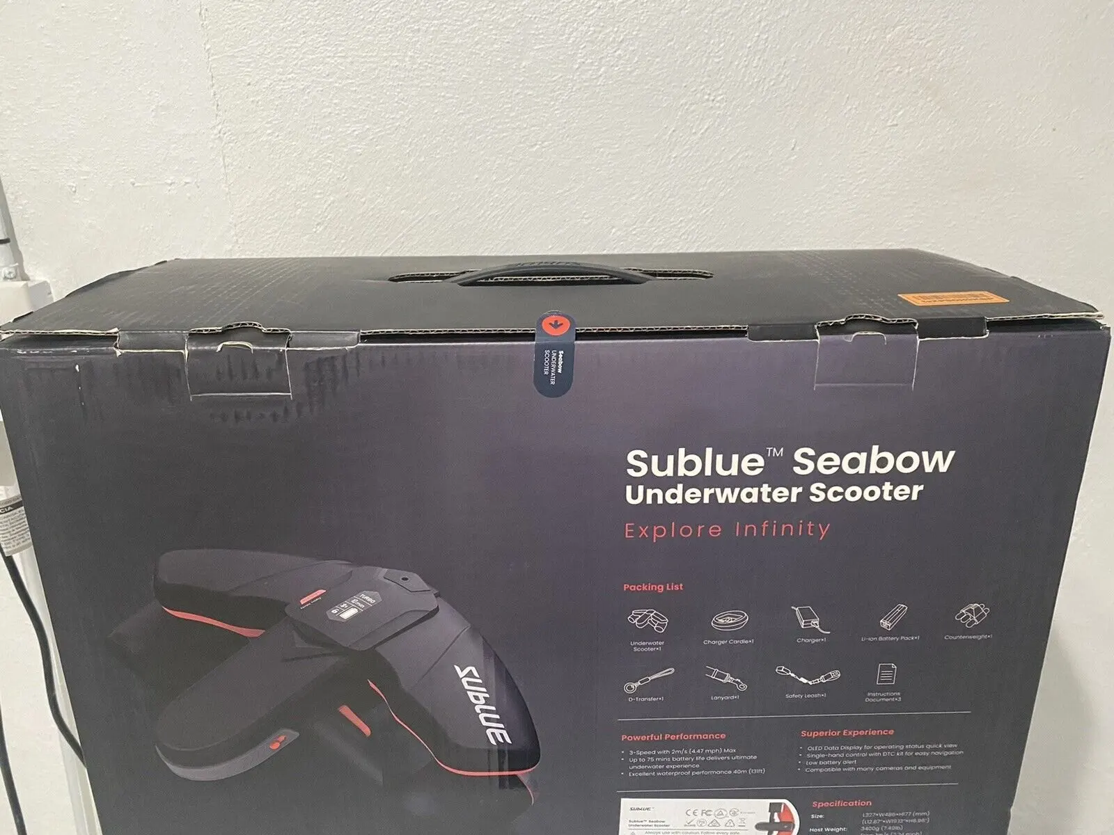

Low Energy Consumer Sublues Seabows Underwater Scooter