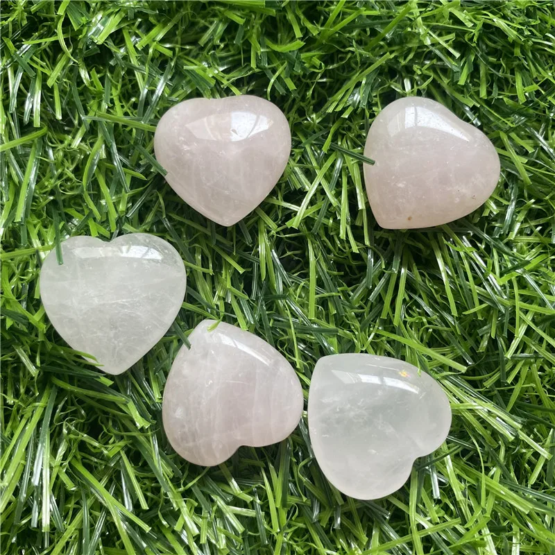 5 шт. натуральный лечебный кристалл в форме сердца 20 мм |