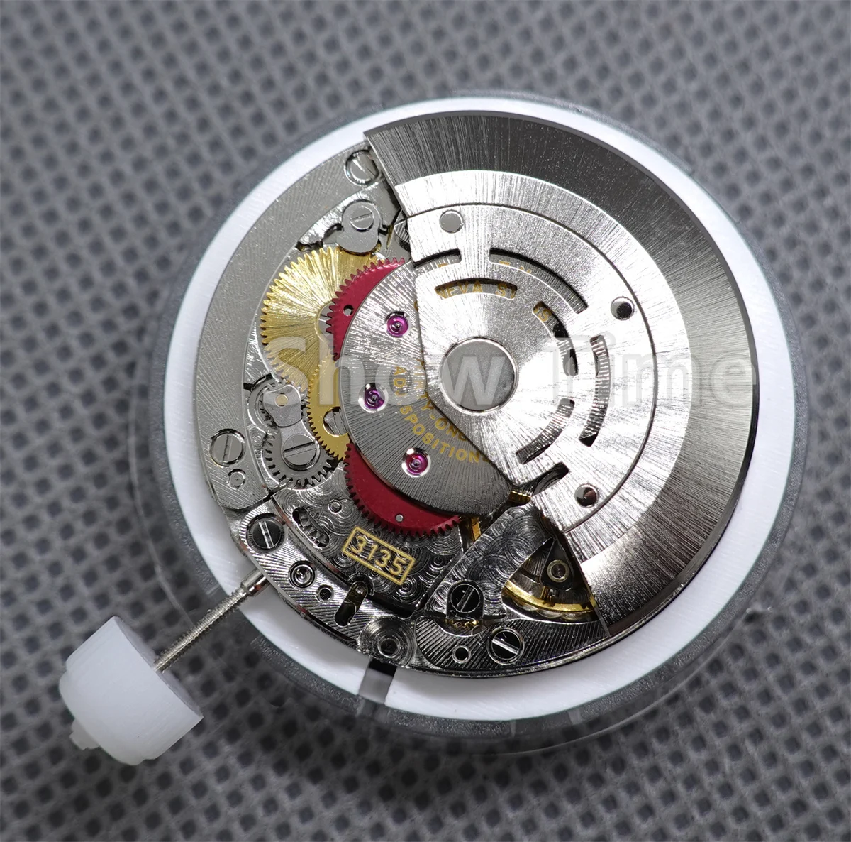 China VR3135 movement automatic mechanical movement men watch movement blue balance VR 3135