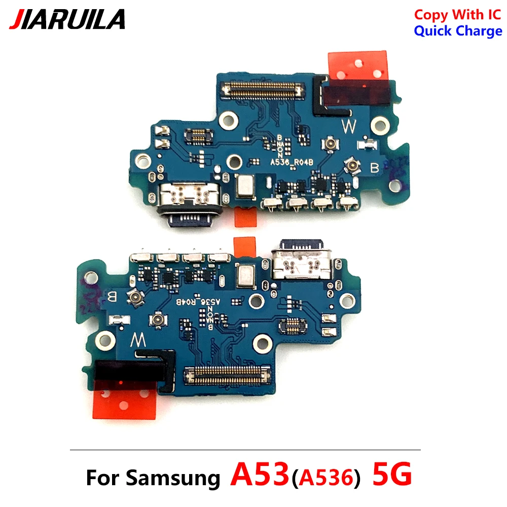 USB Charging Port Mic Microphone Dock Connector Board Flex Cable For Samsung Galaxy A53 5G A536 A536B Repair Parts enlarge