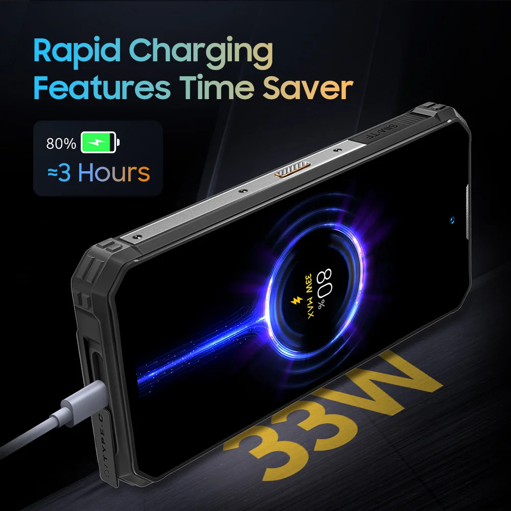 Kup Oukitel WP19 Wytrzymały Smartfon 8G + 256G 21000mAh Telefon Komórkowy 64M Aparat Noktowizyjny 90Hz Helio G95 Telefon Komórkowy