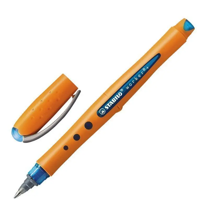 Stabilo roller pen &quotworker" blue orange body &quotsoft-touch" 0 7mm knot letter line 5mm 2018/41 | Stationery Set