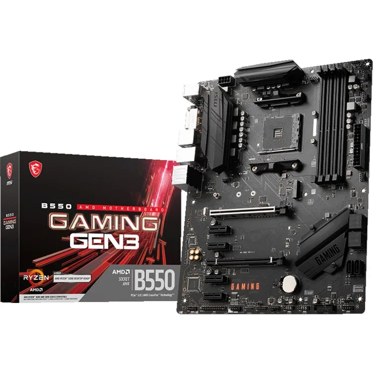 MSI MB B550 GAMING GEN3 AM4 B550 DDR4 4400(OC) HDMI DVI-D 1XM.2 МАТЕРИНСКАЯ ПЛАТА USB3.2 ATX MSI MB B550 GAMING GEN3 AM4 B550 DDR4 4400(OC) HDMI DVI-D 1XM.2 МАТЕРИНСКАЯ ПЛАТА USB3.2 ATX