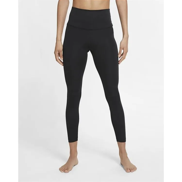 Nike Женские черные колготки Yoga