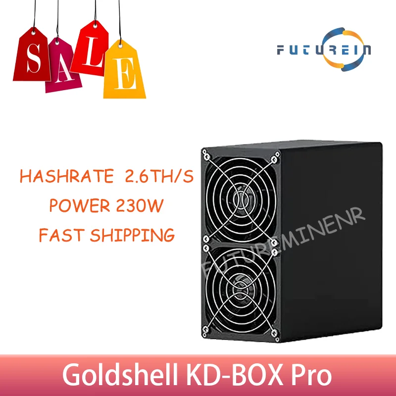 

KDA Asic Miner New Goldshell KD BOX Pro 2.6T 230W KDA Miner Blockchain Mining Machine KDA Crypto Mining Rig