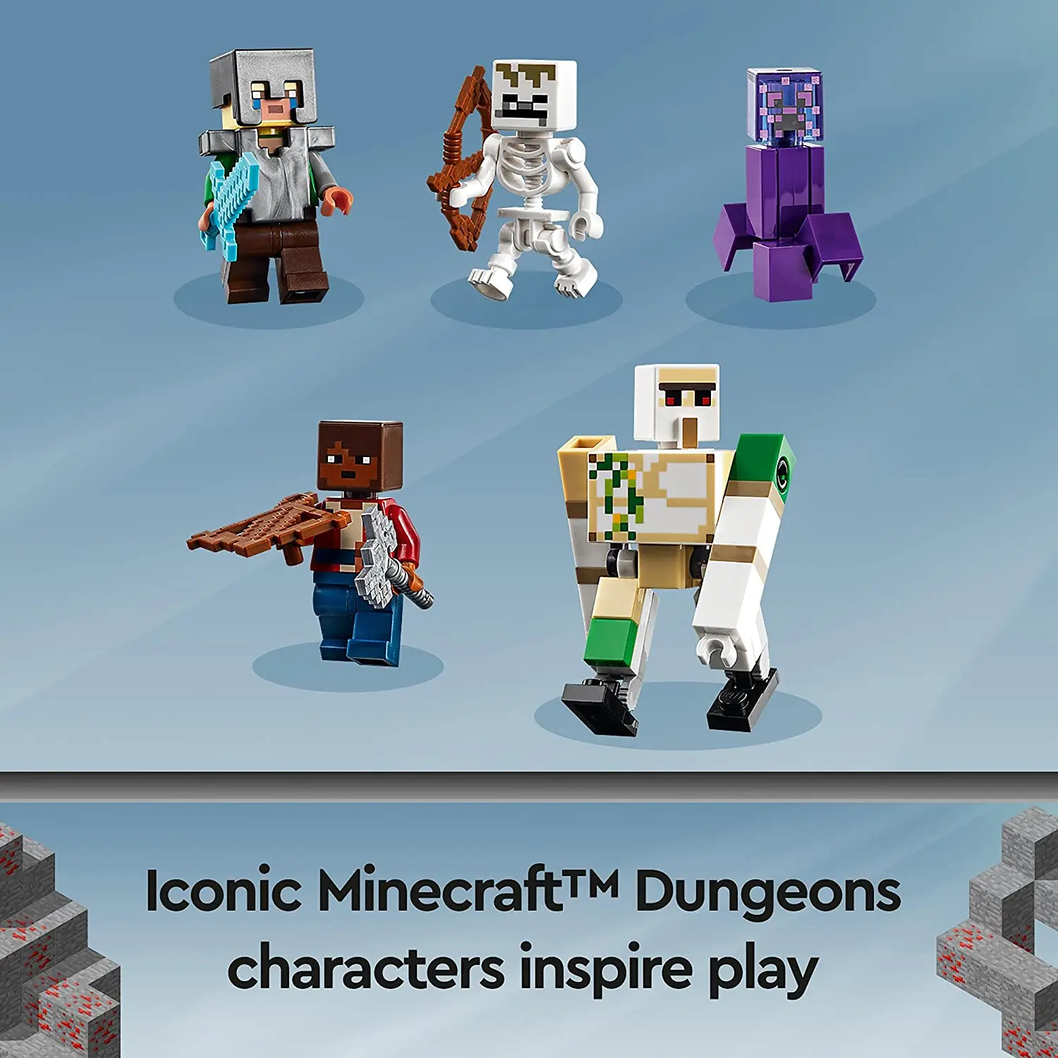 Игрушечный Набор LEGO 21176 Minecraft джунгли абамина подземелья экшн-фигурка для детей 8 +