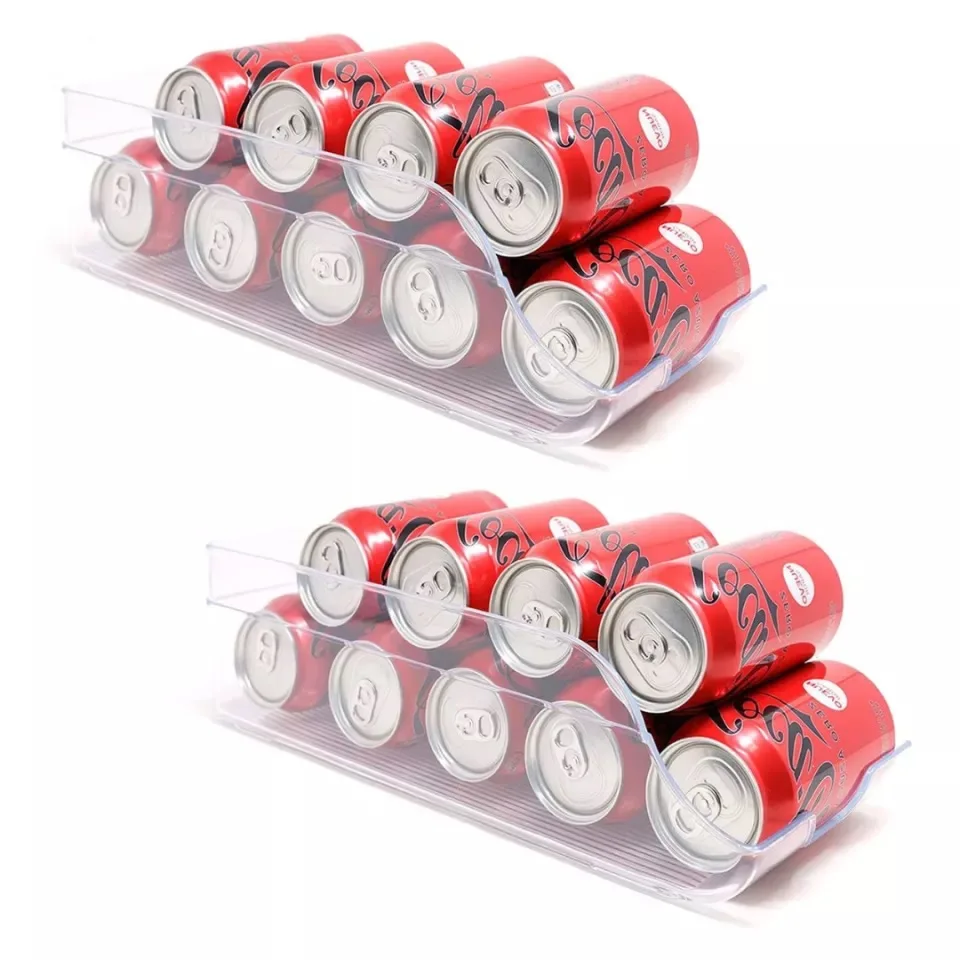 Rigid plastic holder, refrigerator organizers, beverage separator, can Holder, soda bottle dispenser, kitchen organizer, table, office, toilet, bathroom etc