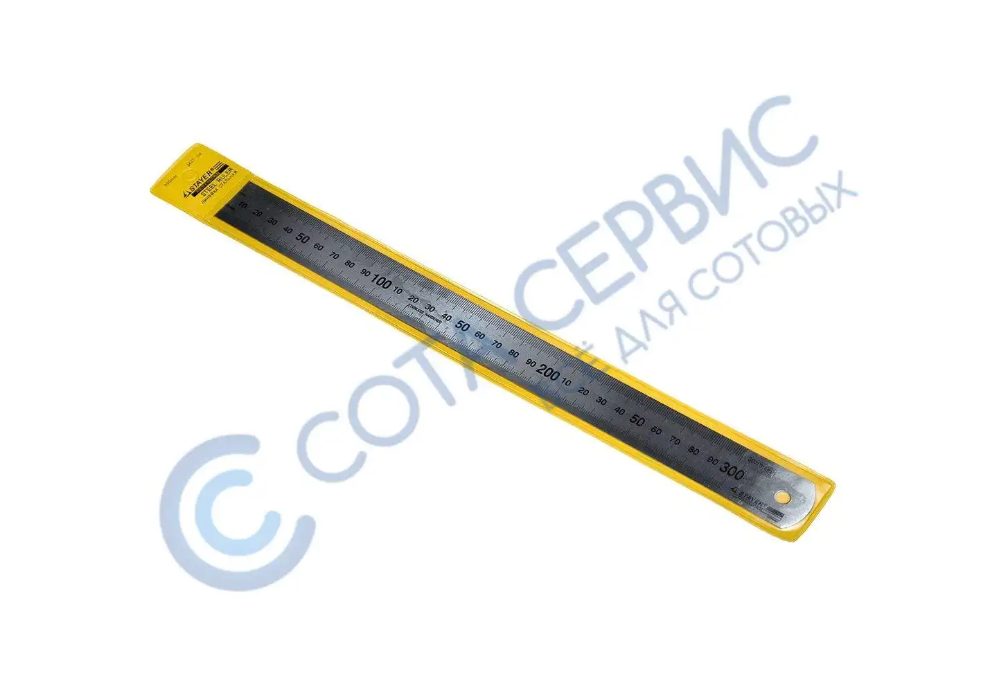 Ruler metal stayer profi двухстороняя 30 cm нержав. 3427-030 _ Z01 | Rulers